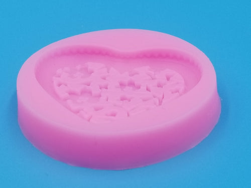 Candy Heart Silicone Mold - Food Safe