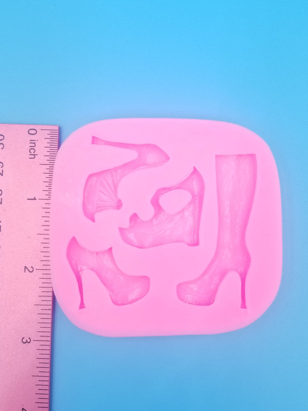 High Heel Shoe and Boot Silicone Mold - Food Safe - Chocolate - Fondant