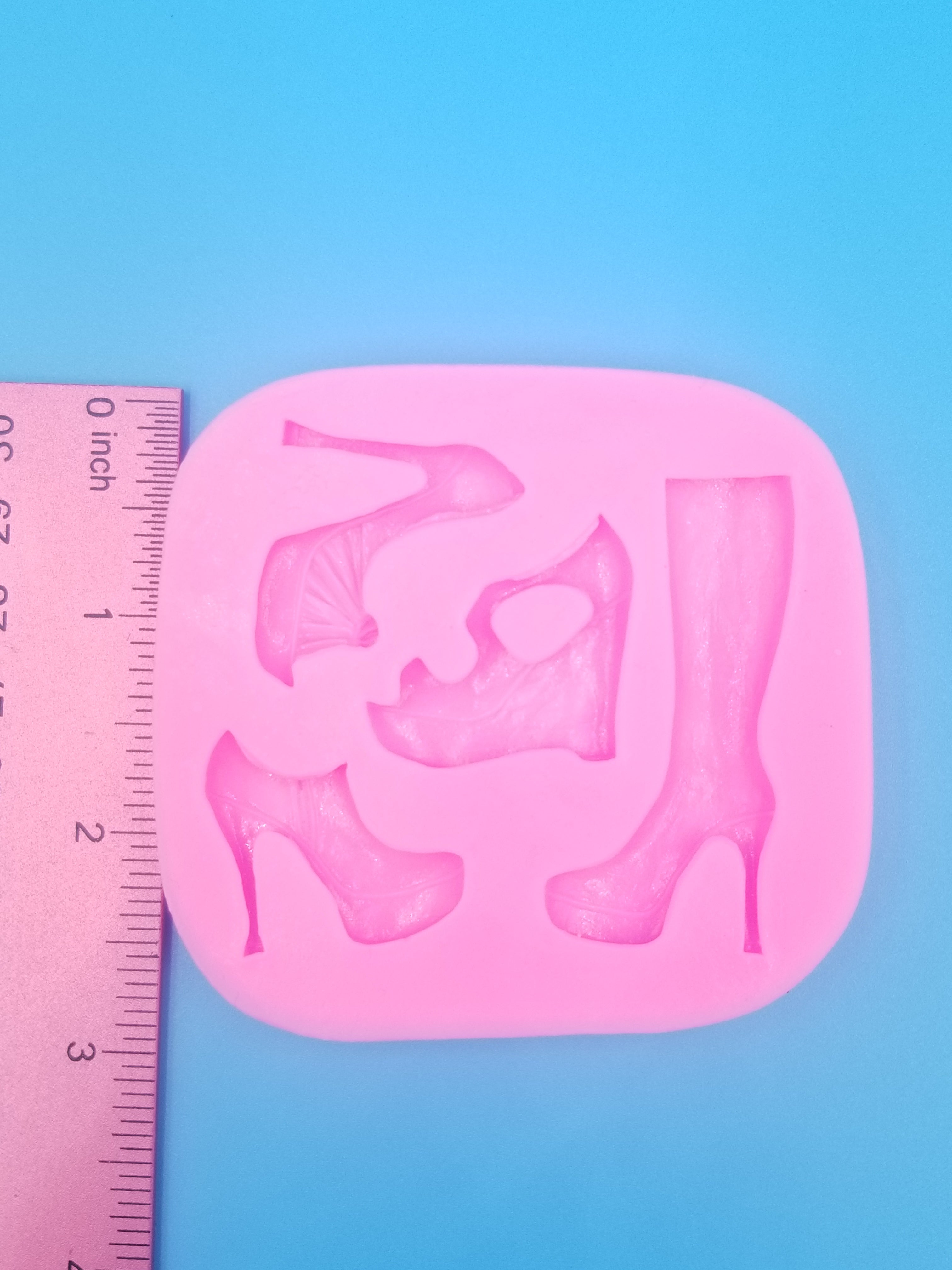 High Heel Shoe and Boot Silicone Mold - Food Safe - Chocolate - Fondant