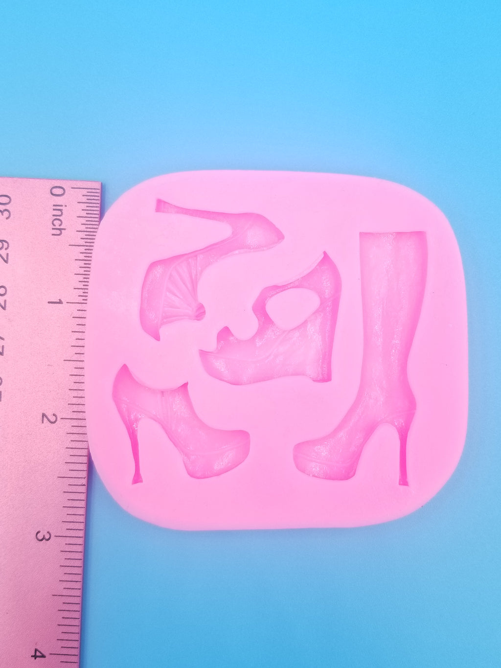 High Heel Shoe and Boot Silicone Mold - Food Safe - Chocolate - Fondant