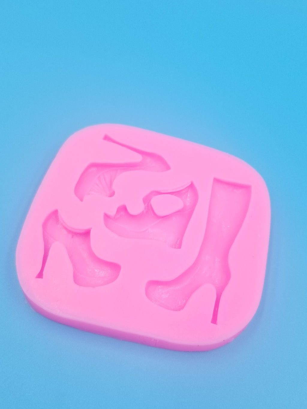 High Heel Shoe and Boot Silicone Mold - Food Safe - Chocolate - Fondant