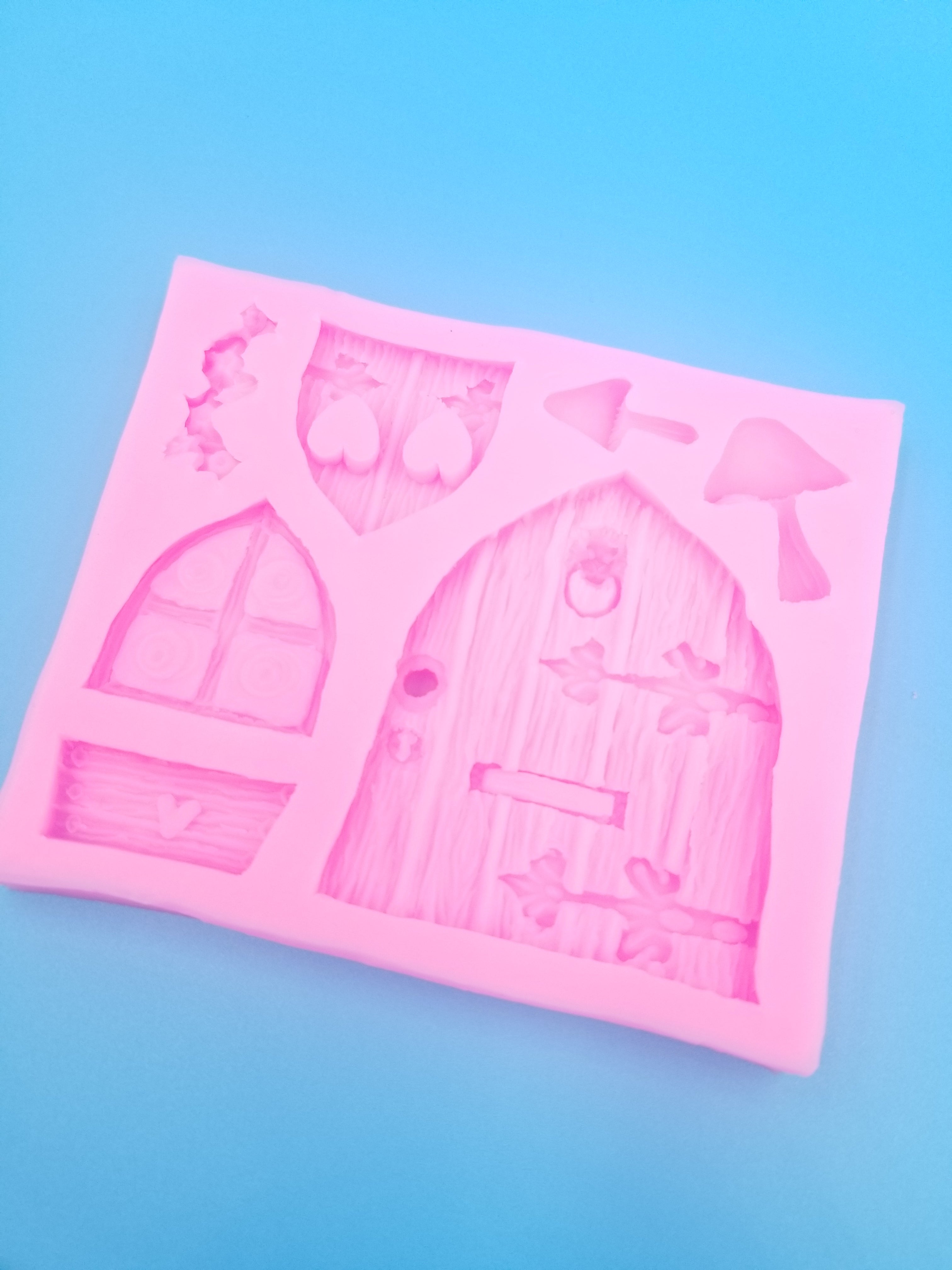 Fairy Door Silicone Mold - Food Safe - Chocolate - Fondant