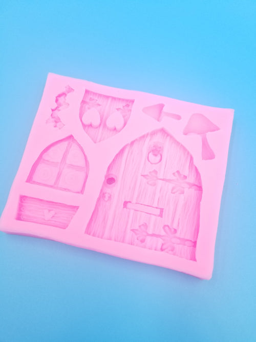 Fairy Door Silicone Mold - Food Safe - Chocolate - Fondant