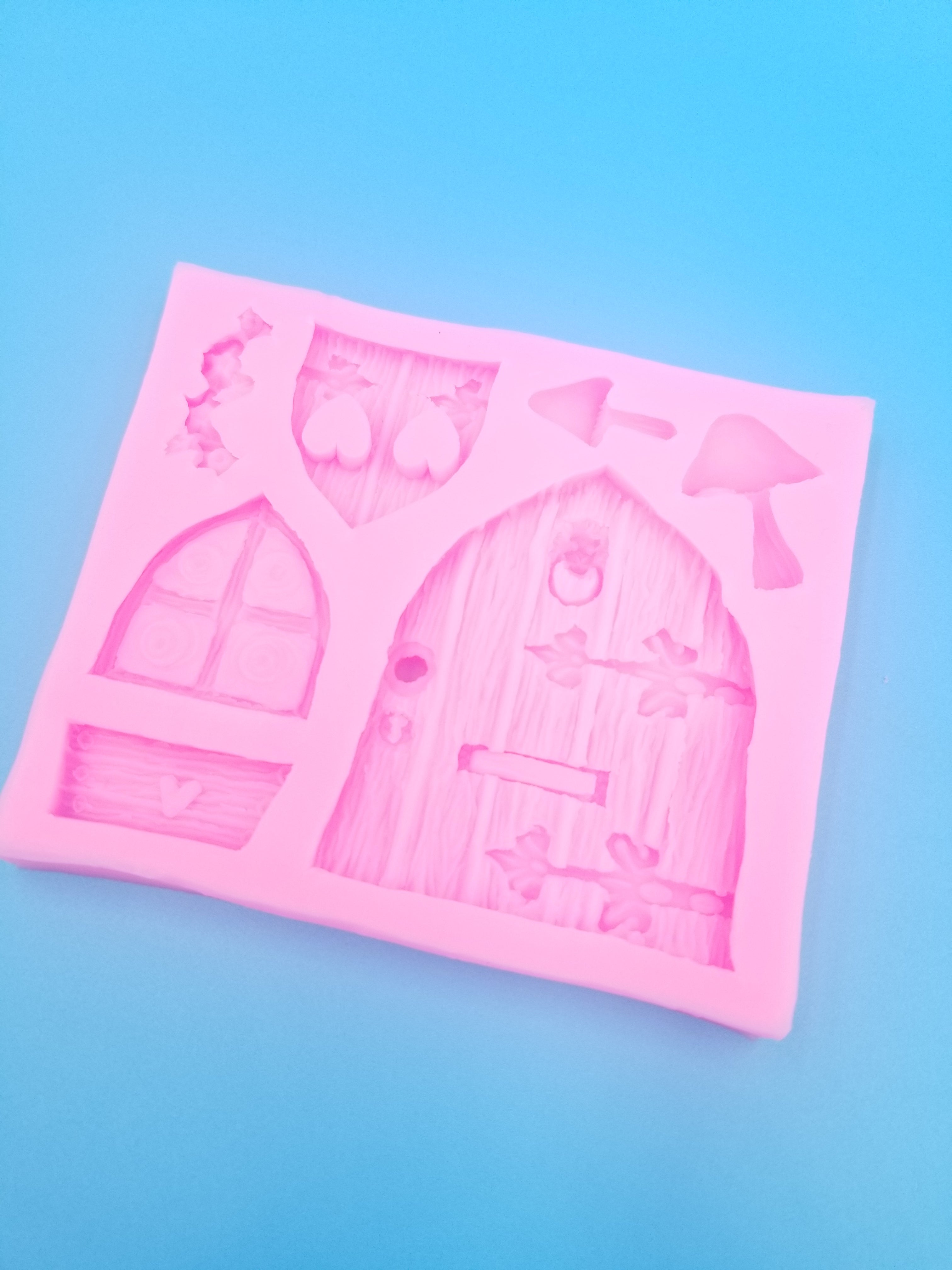 Fairy Door Silicone Mold - Food Safe - Chocolate - Fondant