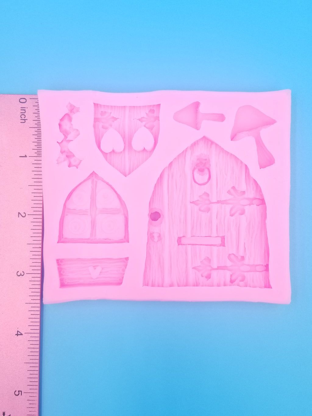 Fairy Door Silicone Mold - Food Safe - Chocolate - Fondant